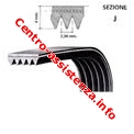 Cinghia Poly V 1054 J4