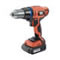 Trapano Senza Cavo Black & Decker Hp186f4lbk
